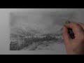 How To Draw a Mountain Landscape | Step by Step