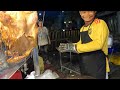 Delicious! Roasted A Whole Pork Leg & Duck with Charcoal - Cambodian Street Food
