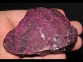 Corundum Ruby and Sapphire Crystallized Rough