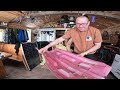 Finally Removing The Insulation in my Off Grid Remote Cabin, Episode #86