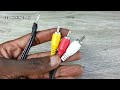 DIY 3 RCA Cable to 3.5-mm Audio Jack