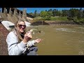 She SMASHED The BIG SLABS at this HUGE SPILLWAY! -- We FOUND Them SUPER LOADED in the FAST WATER!