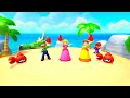 Mario Party 10 - Master Difficulty - Mario vs Luigi vs Peach vs Daisy - Minigames