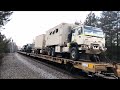 Feb MidWinter Railfanning 2023 FT  BNSF,Amtrk w/private cars NEC,CSX Military,EMD on welded rail tra