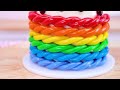 Amazing Miniature Kitkat Cake 🍫The Best Rainbow Chocolate Cake Using KITKAT 🌈 Cutie Little Cakes