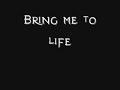 Evanescence Bring me to life  Lyrics on Screen .wmv