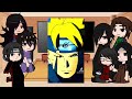 Uchiha clan react to boruto ( boruto vs uchihas)