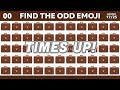 FIND THE ODD EMOJI OUT in this Odd Emoji Quiz! | Odd One Out Puzzle | Find The Odd Emoji Quizzes