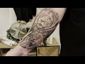 Realistic Lion Tattoo Tutorial - Tattoo Shading Techniques