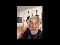 Tommy Chong thanks my supporters of my online store. COVID forced shutdown.