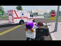 Police Jumped On Car At High Speed Chase.. He Was So Scared! (Roblox)