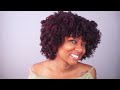 Simple Perm Rod Set + Night Routine| Natural Hair UPDATED | The Mane Choice Pink Lemonade & Coconut