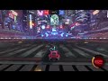 Rocket League me and my mate have a great game and win against a pro.