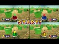 Mario Party Superstars Yoshi's Tropical Island Daisy vs Peach , Mario & Luigi