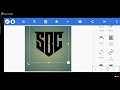 Tutorial how to make three letters of initials monogramm logo in pixellab