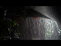 💤 Sleep Fast Hypnosis With Pouring Rain On Roof & Dense Thunder Sounds At Night | Nature White Noise