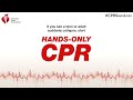 Hands Only CPR Video - Live Training Version