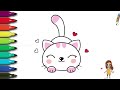 How to Draw a Cute Cat Very Very Easy - 2