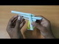 how to make paper pistol gun ||paper gun || how to make gun with paper and machibox