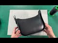 How To Make 90s Leather Baguette Bag (Leather Craft Tutorial / Leather Pattern)