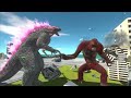 Evolved Godzilla supercharged rescue 2 Mothra from Skar King then defeat Mechagodzilla's Squad