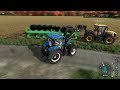 Making 95 GRASS SILAGE bales with MrsTheCamPeR | Calmsden Farm | Farming Simulator 22 | Episode 5