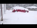 Snowfall time lapse, 7 hours condensed to 35 seconds!