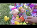 Fairy Encounter ! Elsa & Anna toddlers - granted wishes  - Barbie dolls