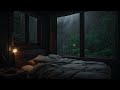 Soothing Piano and Rain for Sleep - Deep Sleep Music Warm Room at Night | Relaxation and Sleep