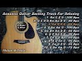 1 Hour Acoustic Guitar Backing Track with Cajon | G Major Compilation