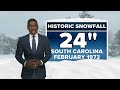 Its been 50 years since the Great Southeast Snowstorm blanketed the Carolinas