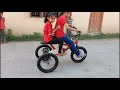 very simple way to make  electric tricycle for kids