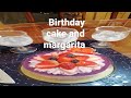Happy birthday cake with margarita #shorts #shortsvideo