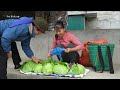 Harvesting Cabbage & Fruit In The Garden Goes To Market Sell - Cook Cabbage Rolls With Meat