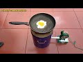 Stove that can melt aluminum at 1000 degrees C / Wood mulch stove