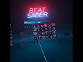 Playing beat saber on my oculus quest 2