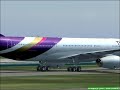 Fs2004 Thai Airways A330-343X Landing Bangkok Suvarnabhumi Airport