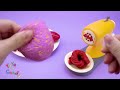 Satisfying Video | How To Make Rainbow Circle Cake From Kinetic Sand Cutting ASMR | YoYo Candy