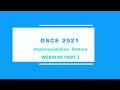 OSCE IMPLEMENTATION STATION | LEGACY 2014 & OSCE 2021 | WEBINAR PART 3 | LET'S READ THE DRUG CHART