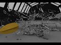 bullet shattered glass [Blender simulation] [not HD only 480p]