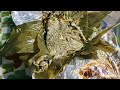 Haldi Bilaiyao Naa🐟Maoa Menai || Small River Fish Roasted in Turmeric Leaf
