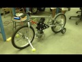 Gyroscopic Stabilization of a Robotic Bicycle