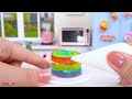 Rainbow Buttercream Cake Decorating 🌈 Satisfying Miniature Rainbow Cake Design By Pretty Mini