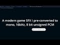 How to Create SFX for the Sega Genesis & Mega Drive With Audacity - Beginner Game Dev Tutorials