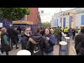 LIVE: Fans ARRIVE at UWCL semi-final at Stamford Bridge BETWEEN Barcelona Femeni and Chelsea Women