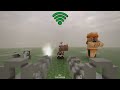 villager with different internet in Minecraft