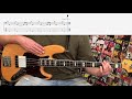 Audioslave // Show Me How To Live // Bass Cover with FREE PDF TABs