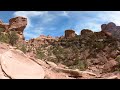 360 View - Canyonlands National Park - Hike through the red rocks of the Needles