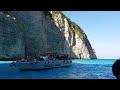 Panoramic view of shipwrecked beach (zante)