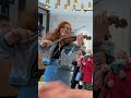 Two sisters play VIVALDI SUMMER (craziest public performance)